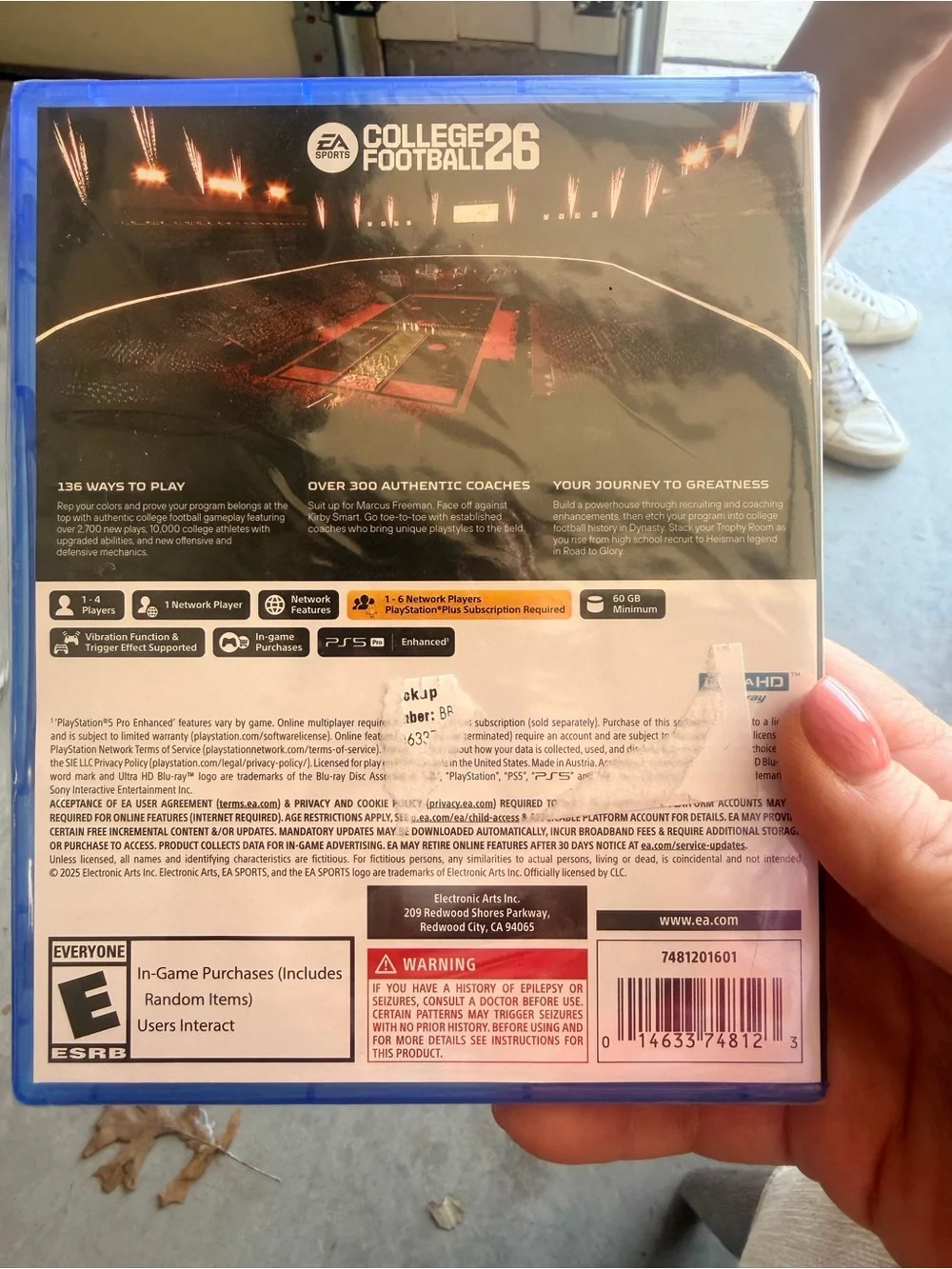 College Football 26 (PS5) - Blue Case